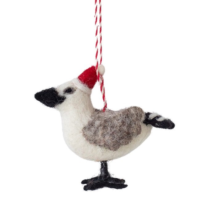 NZ Woolly, Black Billed Seagull 10cm, RRP $18.95