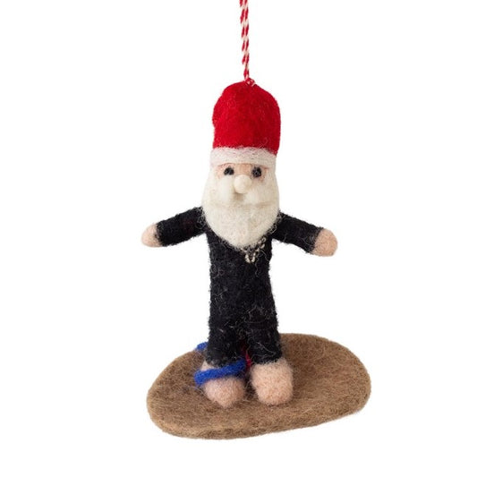 NZ Woolly, Santa Surfing 10cm, RRP $18.95