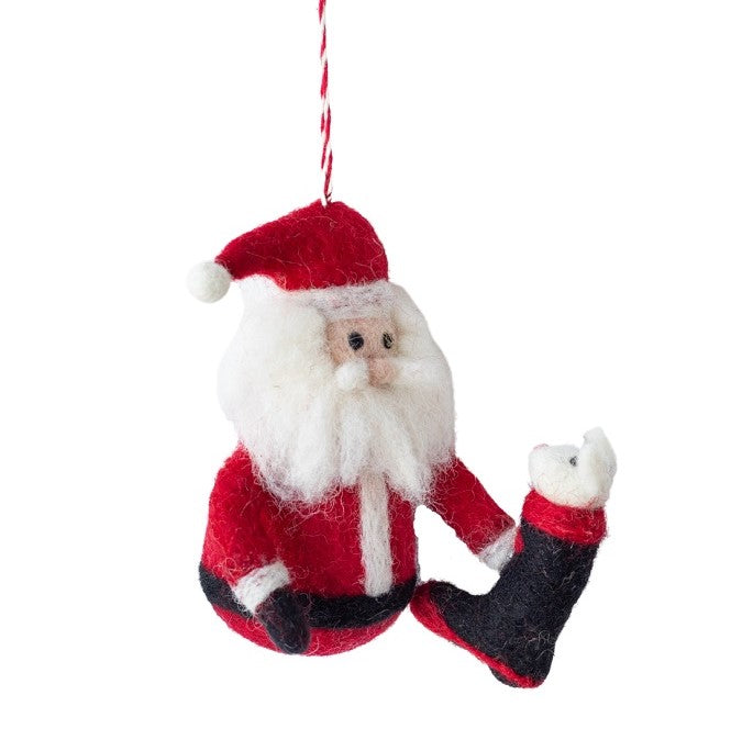 NZ Woolly, Santa with Gumboot 10cm, RRP $20.95