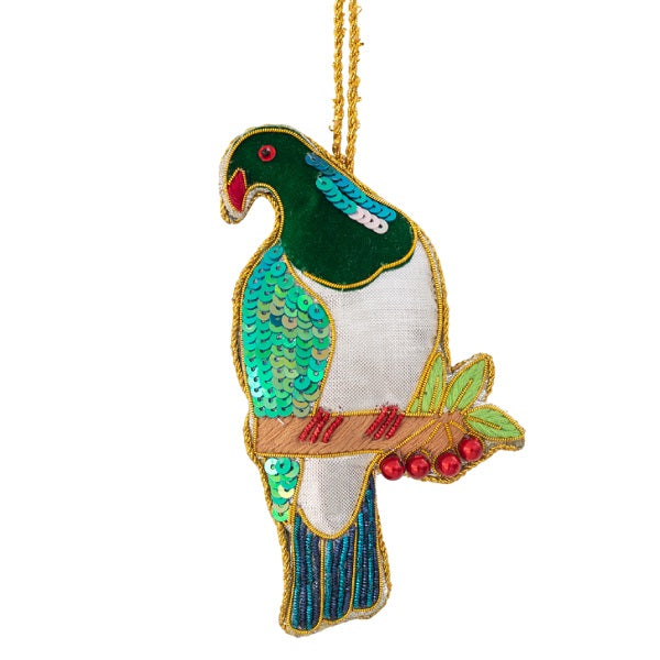 NZ Sparkly, Wood Pigeon / Kereru 12cm, RRP $24.95