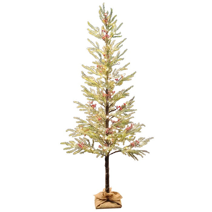 LED Icy Fir Red Berry 180cm, RRP $399.95