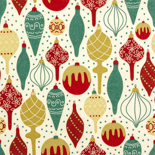 Paper Napkins Luncheon Pk20, Tree Deco Classic, RRP $12