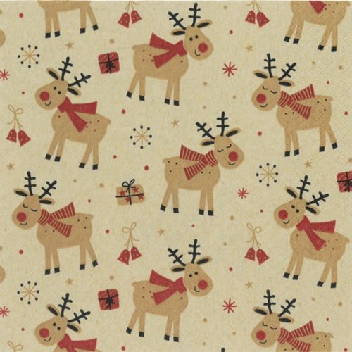 Paper Napkins Luncheon Pk20, Lovely Deer, RRP $12