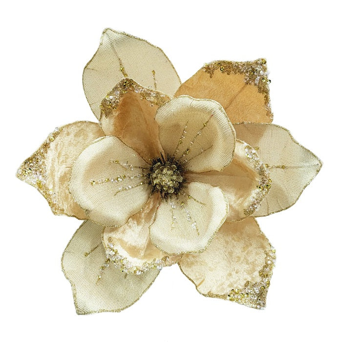 Clip On, Maxi Gold Magnolia 31cm, RRP $24.95