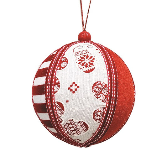 Maxi Fabric Poly Scandi Ball 10cm, RRP $19.95