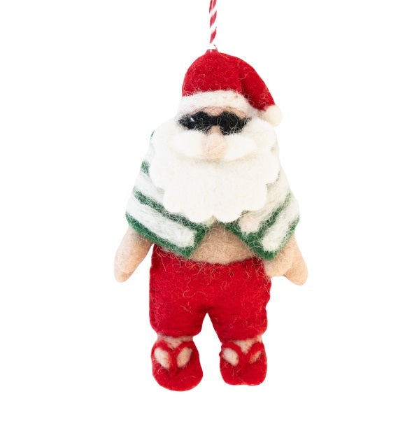 NZ Woolly, Beach Santa 9cm, RRP $19.95