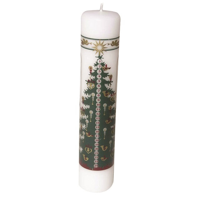 Calendar Candle White, Classic Tree, RRP $22.95