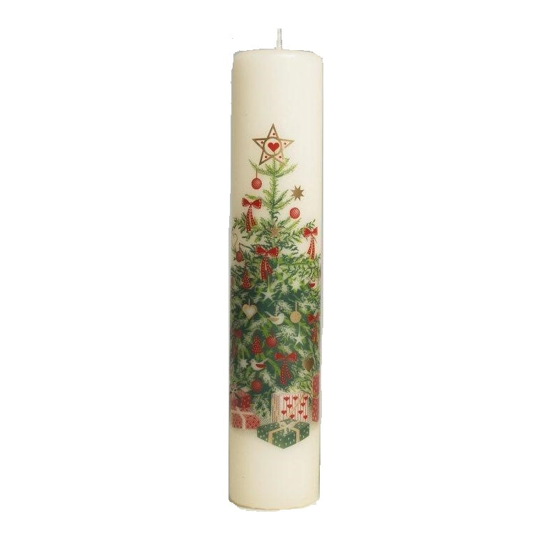 Calendar Candle Ivory, Xmas Tree with Gifts, RRP $22.95