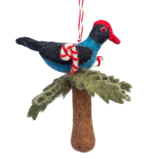 NZ Woolly, Pukeko in Punga Tree 10cm, RRP $19.95