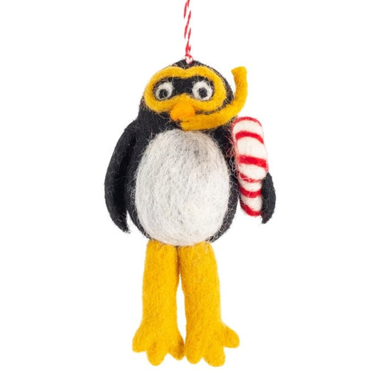 NZ Woolly, Scuba Penguin 12cm, RRP $18.95