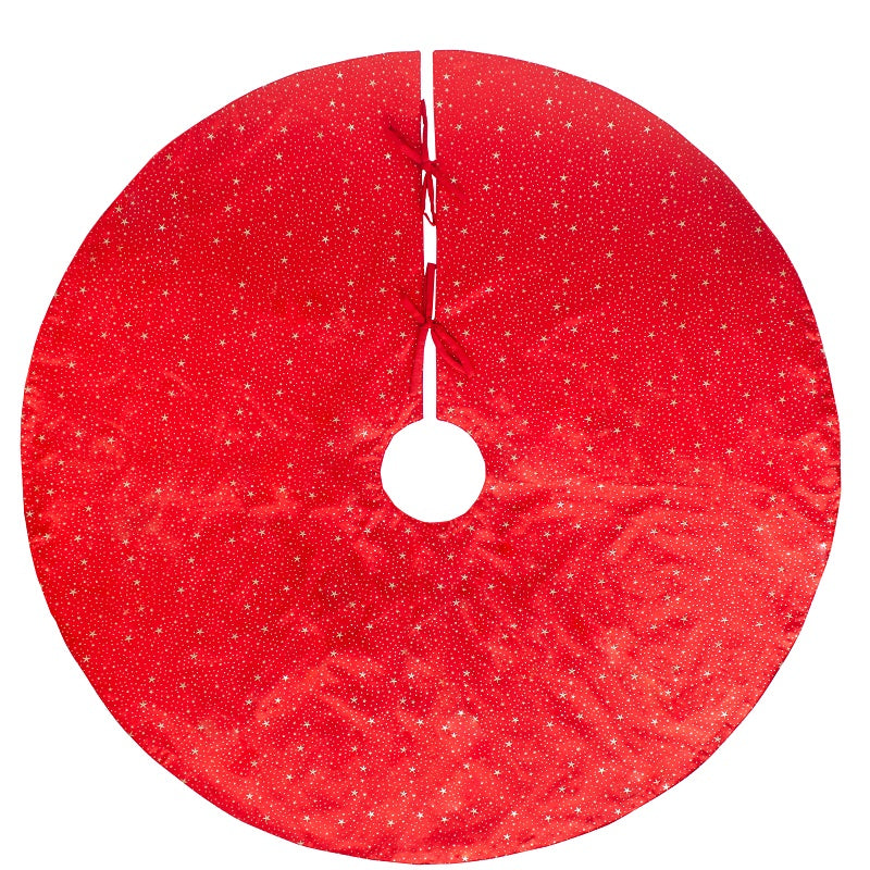Tree Skirt, Red with Gold Stars 120cm, RRP $59.95